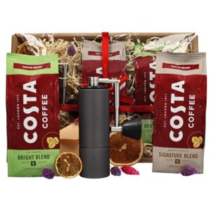 Zestaw prezentowy Costa Coffee® z młynkiem do kawy - opinie w konesso.pl