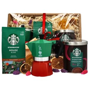 Zestaw prezentowy Starbucks® z kawiarką i czekoladą na gorąco - opinie w konesso.pl