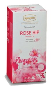 Herbata owocowa Ronnefeldt Rose Hip BIO 25x2,5g - opinie w konesso.pl